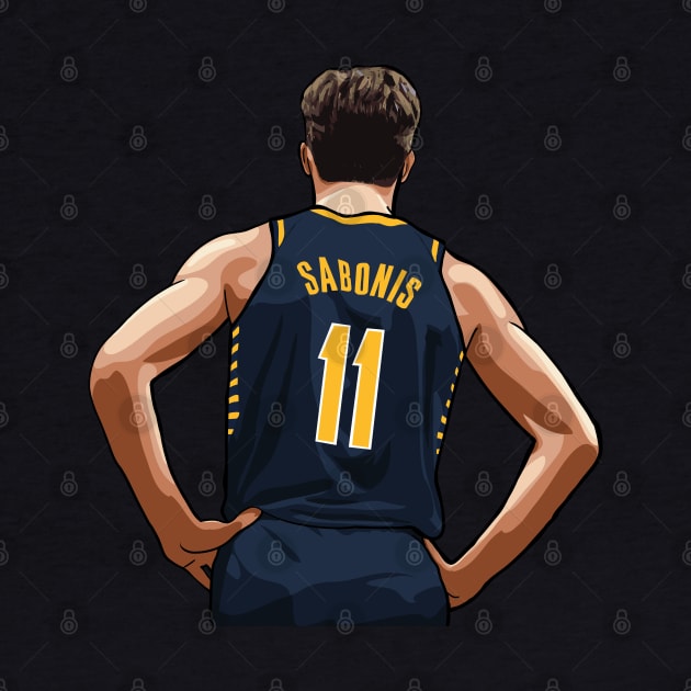 Domantas Sabonis Vector Standing by qiangdade